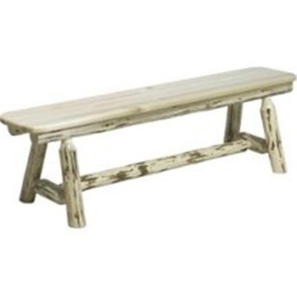 Montana Woodworks Montana Woodworks MWPSB6V Six Foot Long Plank Style Bench MWPSB6V